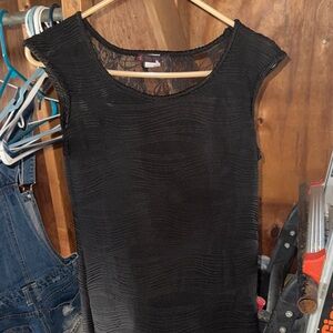 Myth Brand Black Fitted Dress with Lace!!